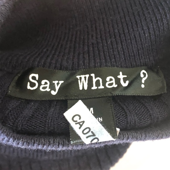 3/$12 crop top long sleeve turtleneck - Picture 3 of 3